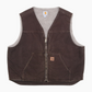 Lined Vest - Brown