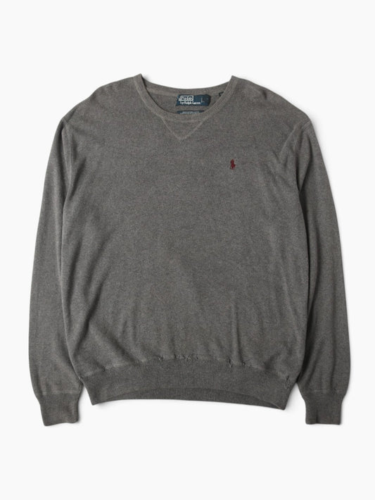 Ribbed Knit Crew Neck