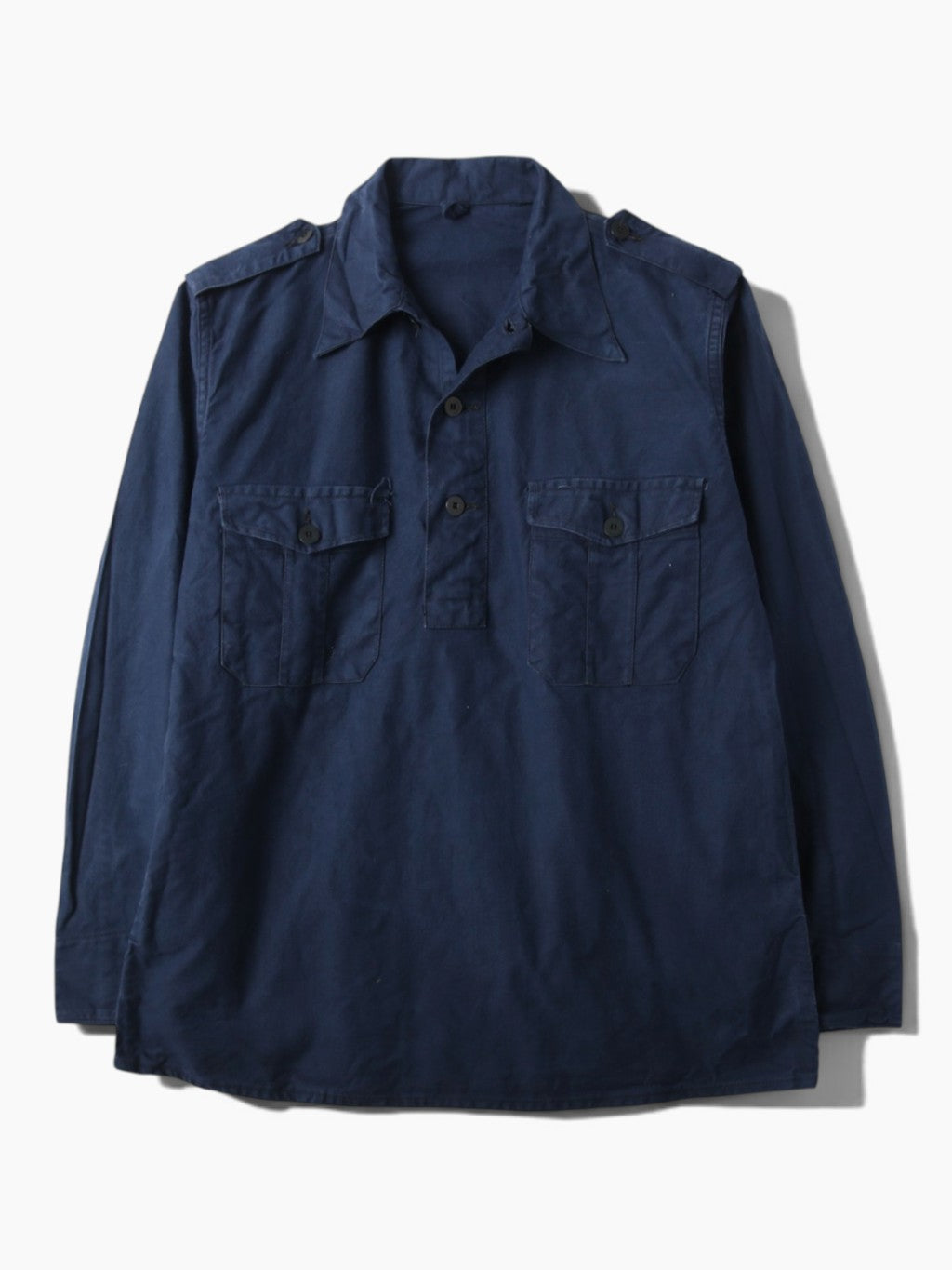 Vintage Chore Pullover Shirt - Blue