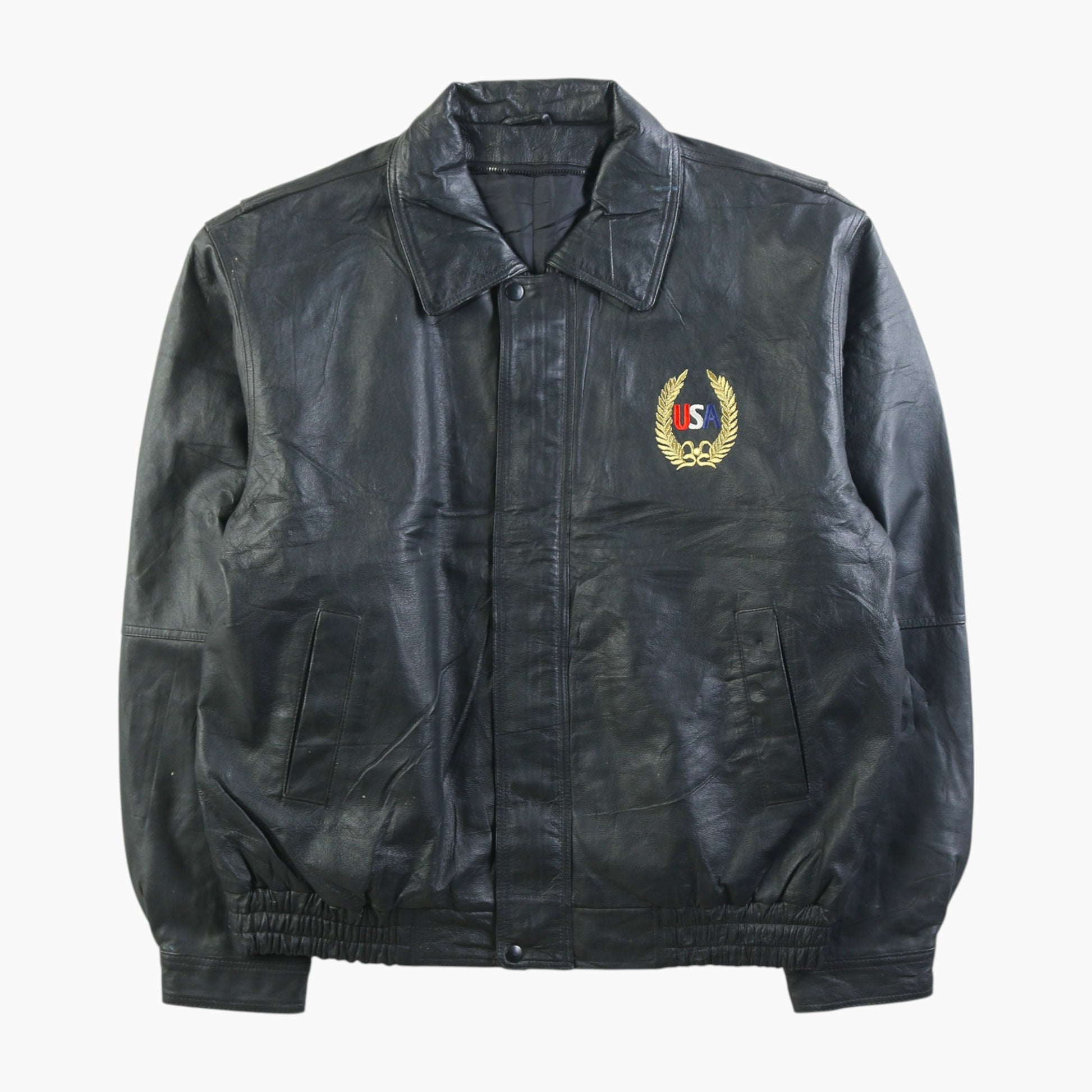 USA Olympics Leather Jacket