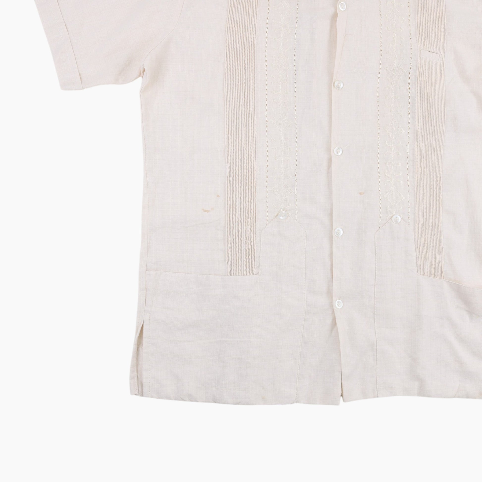 Vintage Cuban Guayabera Shirt