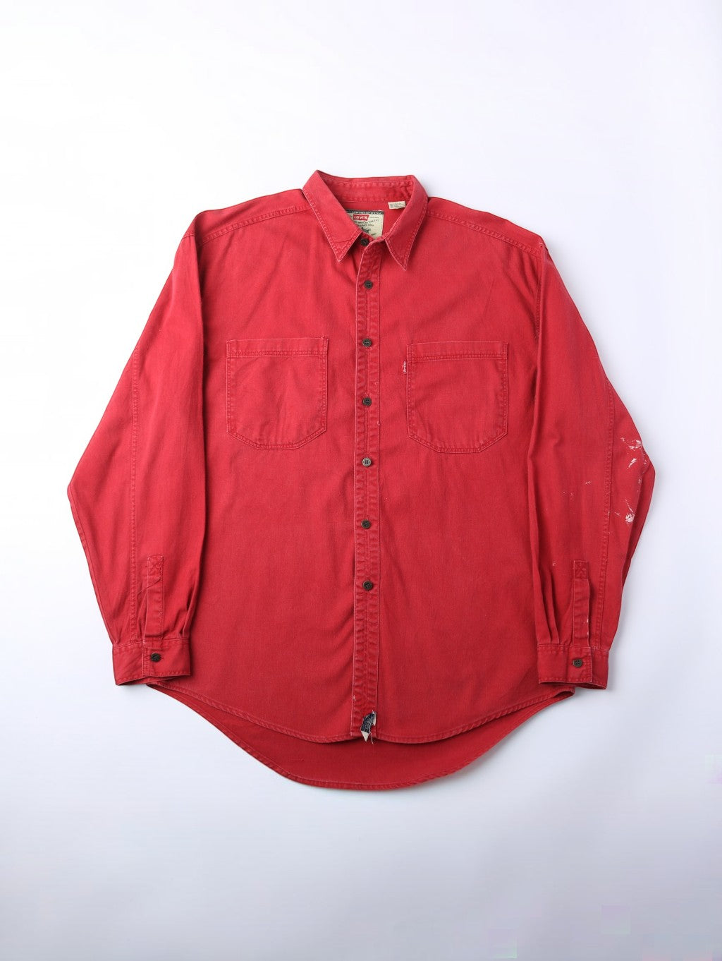 Denim Shirt - Red