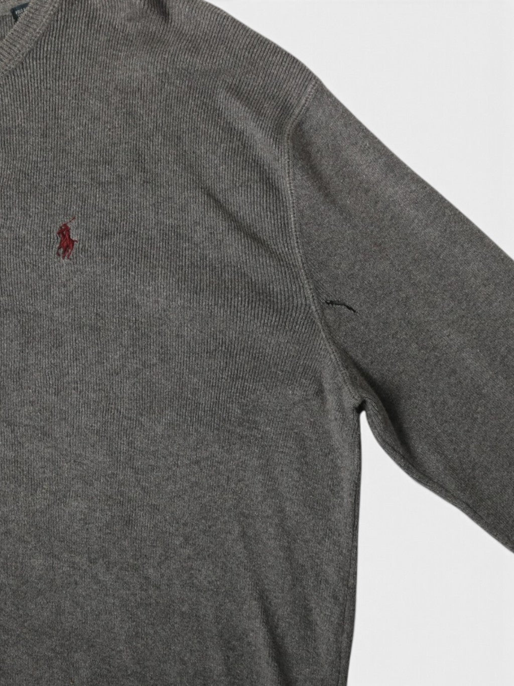 Ribbed Knit Crew Neck