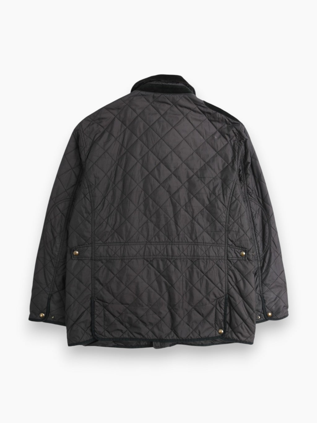 Vintage Quilted Hunting Jacket - Black