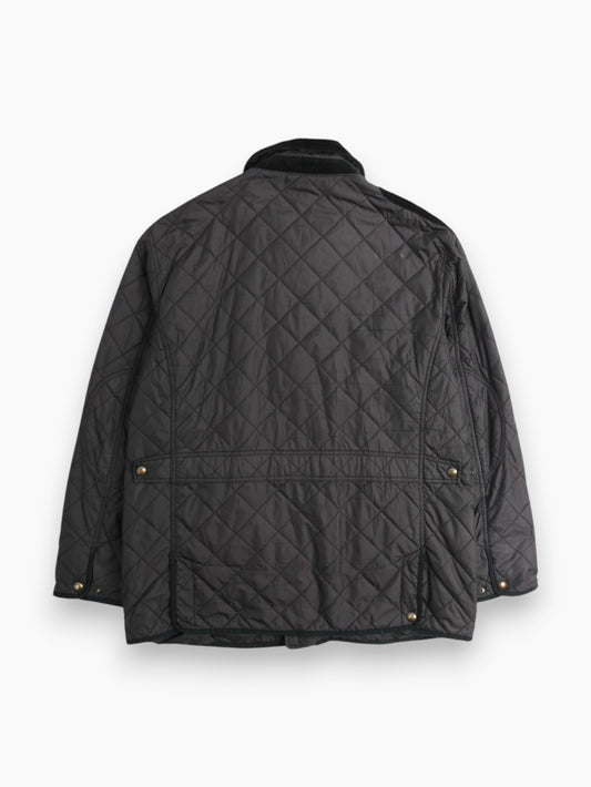 Vintage Quilted Hunting Jacket - Black