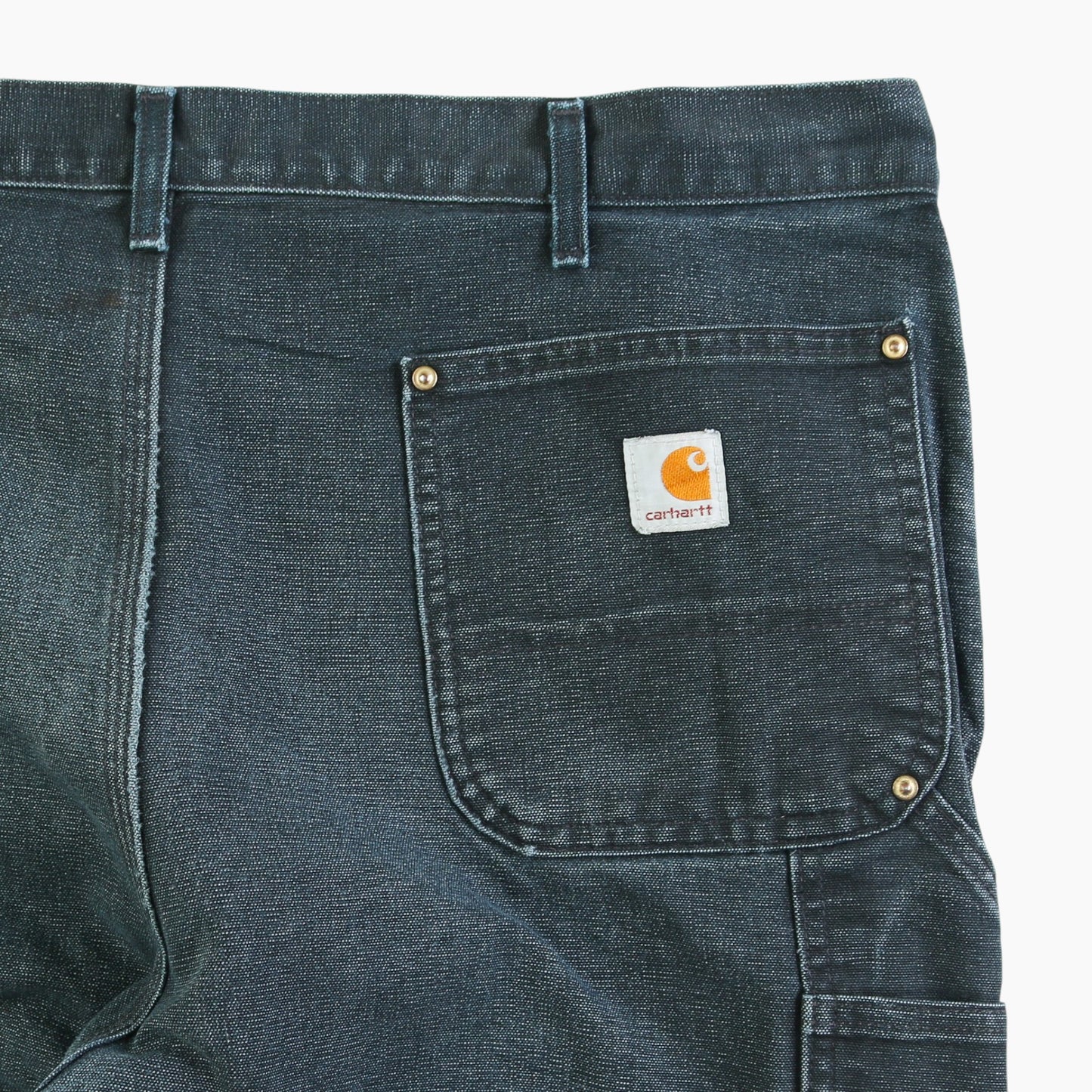 Vintage Double Knee Carpenter Pants - Black - 40/32