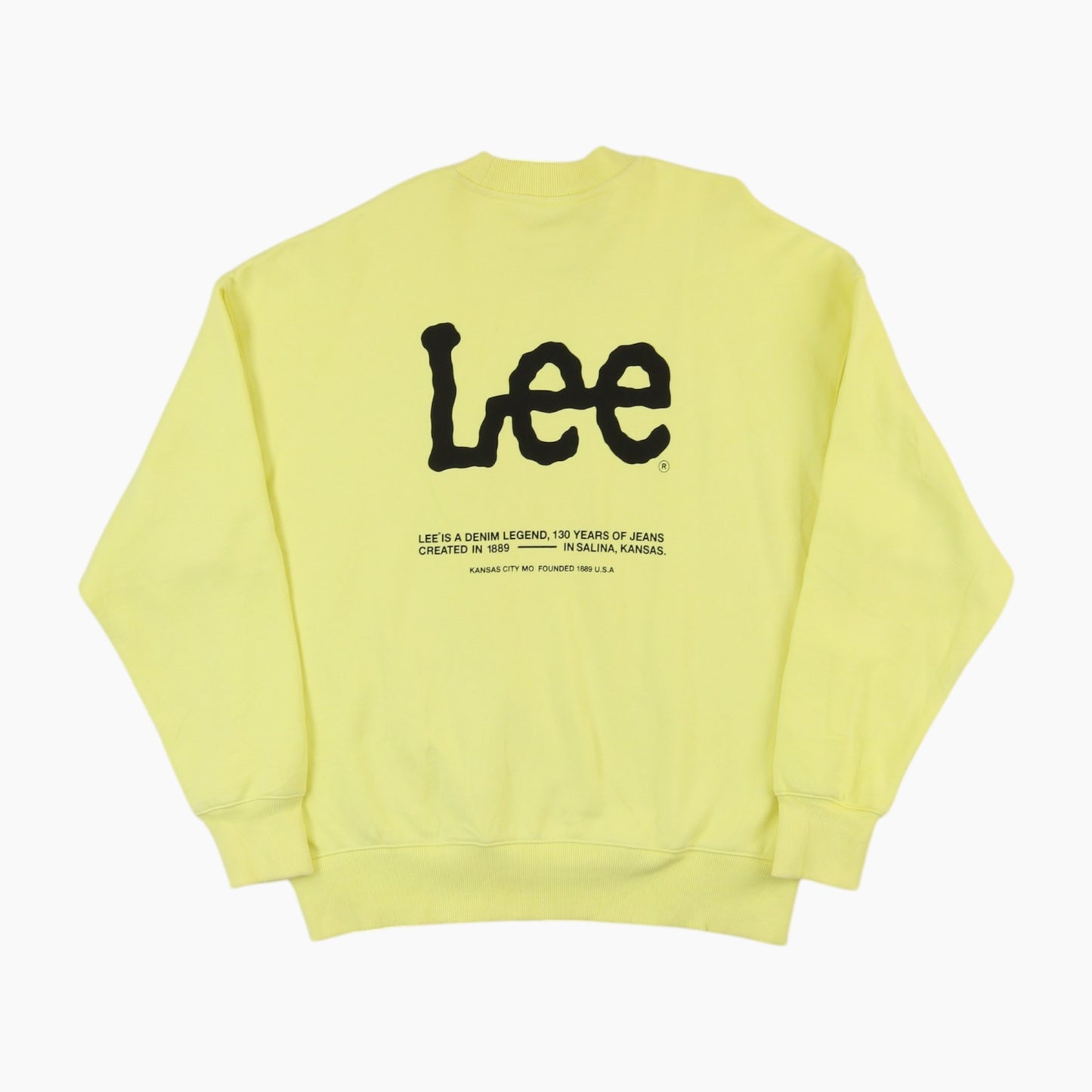 Lee '100 Years Of Jeans' Sweatshirt - Yellow