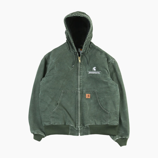 Hooded Active Jacket - Green