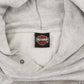 'Skull' Hooded Sweatshirt - Grey