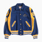 Vintage Varsity 'Moeller' Bomber Jacket - Navy