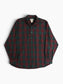 Vintage Flannel Shirt - Red Check