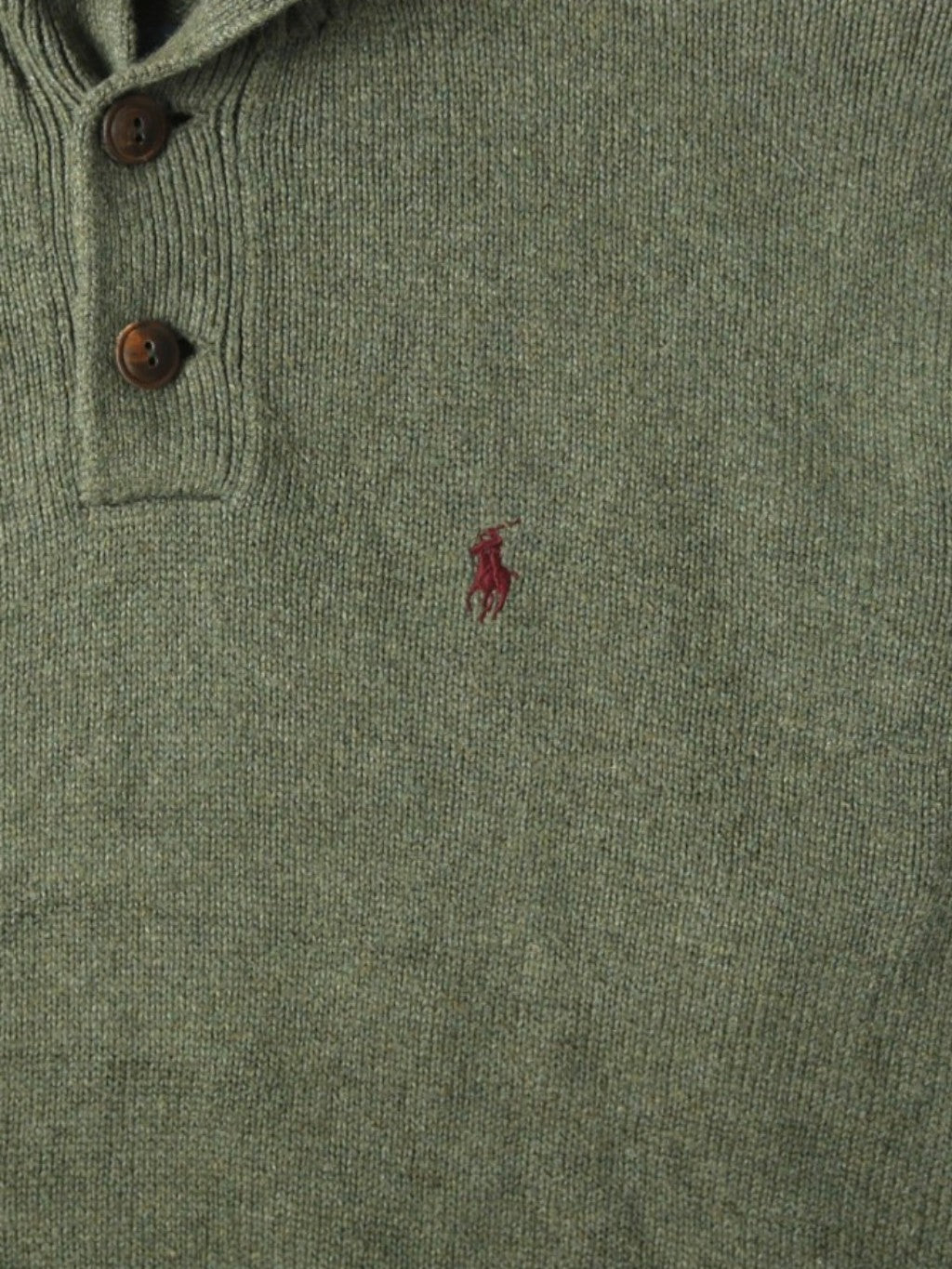 Mock Neck 3 Button Knit