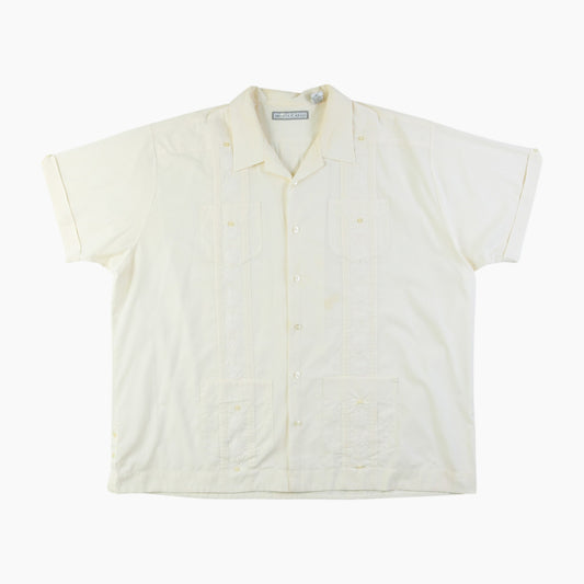 Vintage Cuban Guayabera Shirt