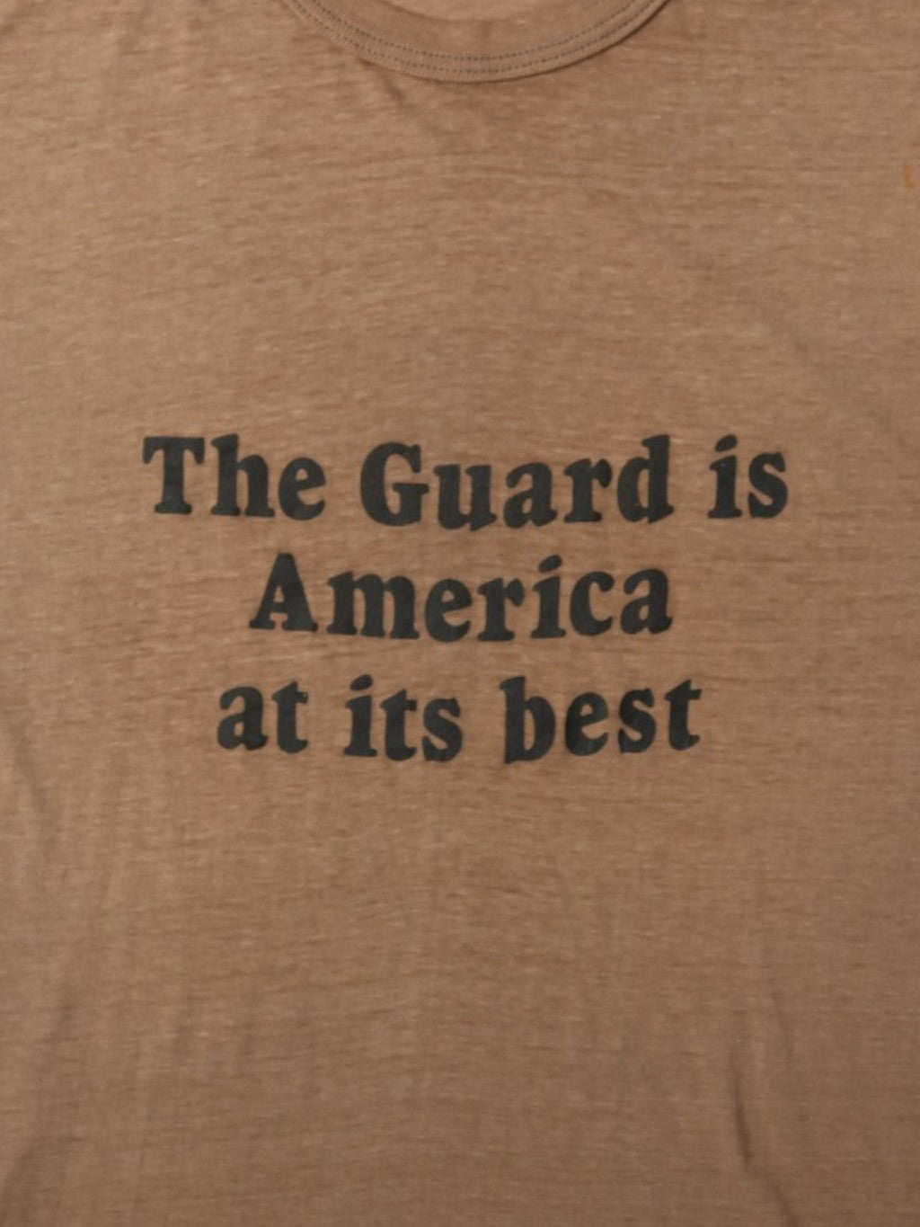 'Guard Is Americas Best' Single Stitch T-Shirt