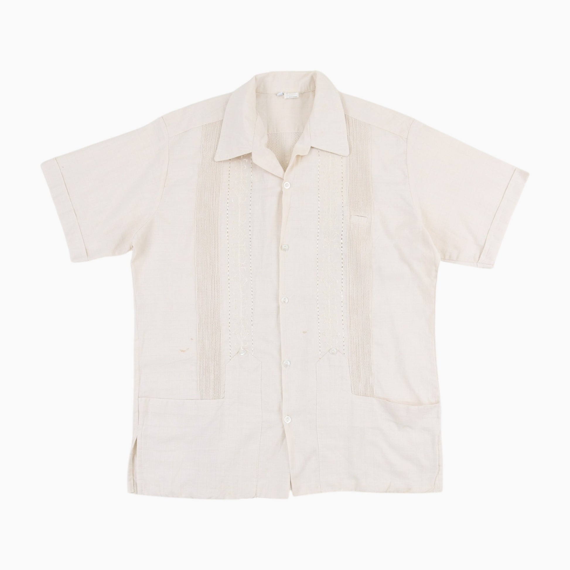 Vintage Cuban Guayabera Shirt