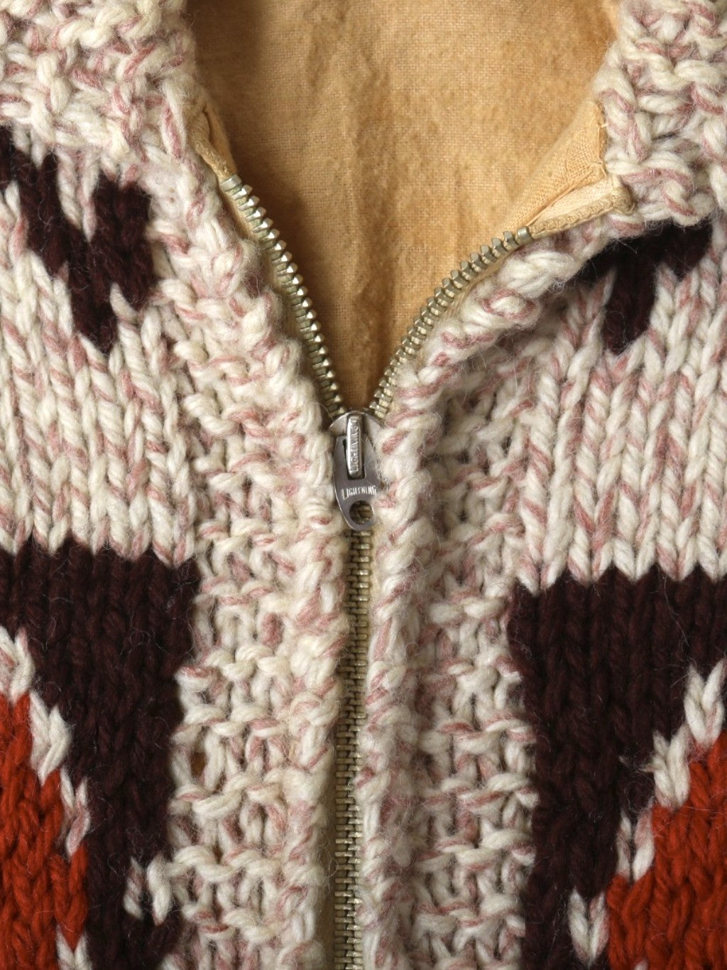 '1960s Lightening Zipper' Cowichan