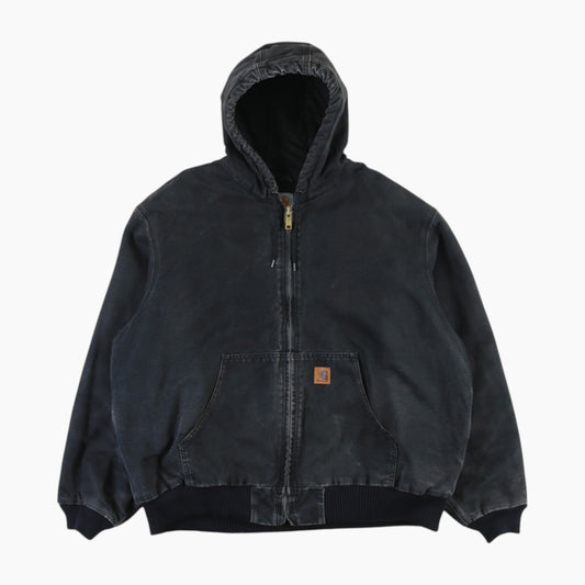 Hooded Active Jacket - Black