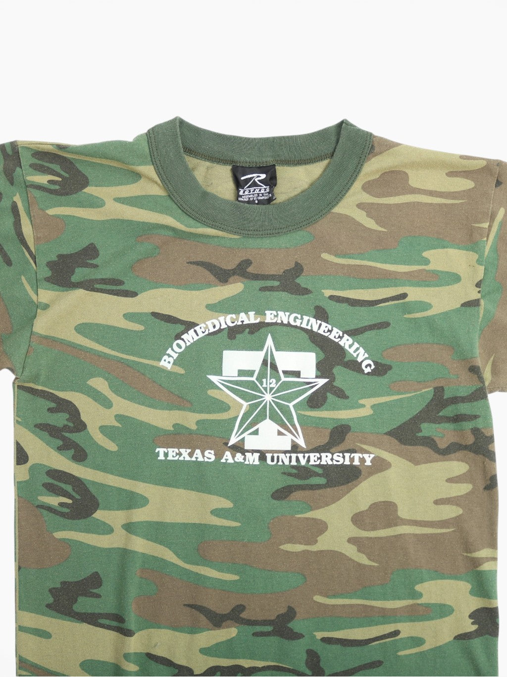 'Texas University' Woodland Camouflage T-shirt