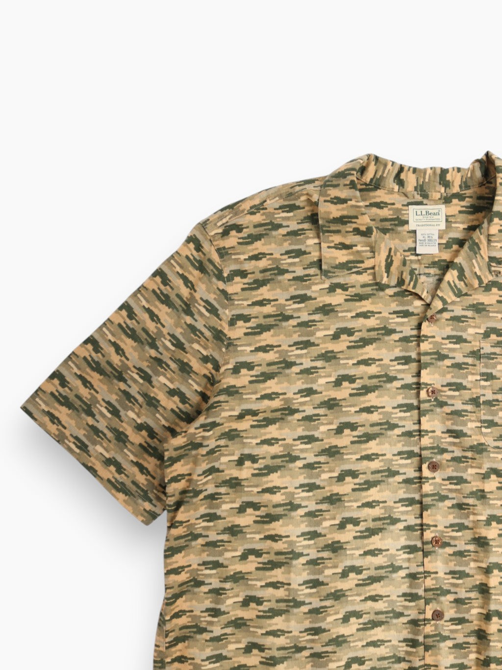 Vinatge Shirt - Green Camouflage