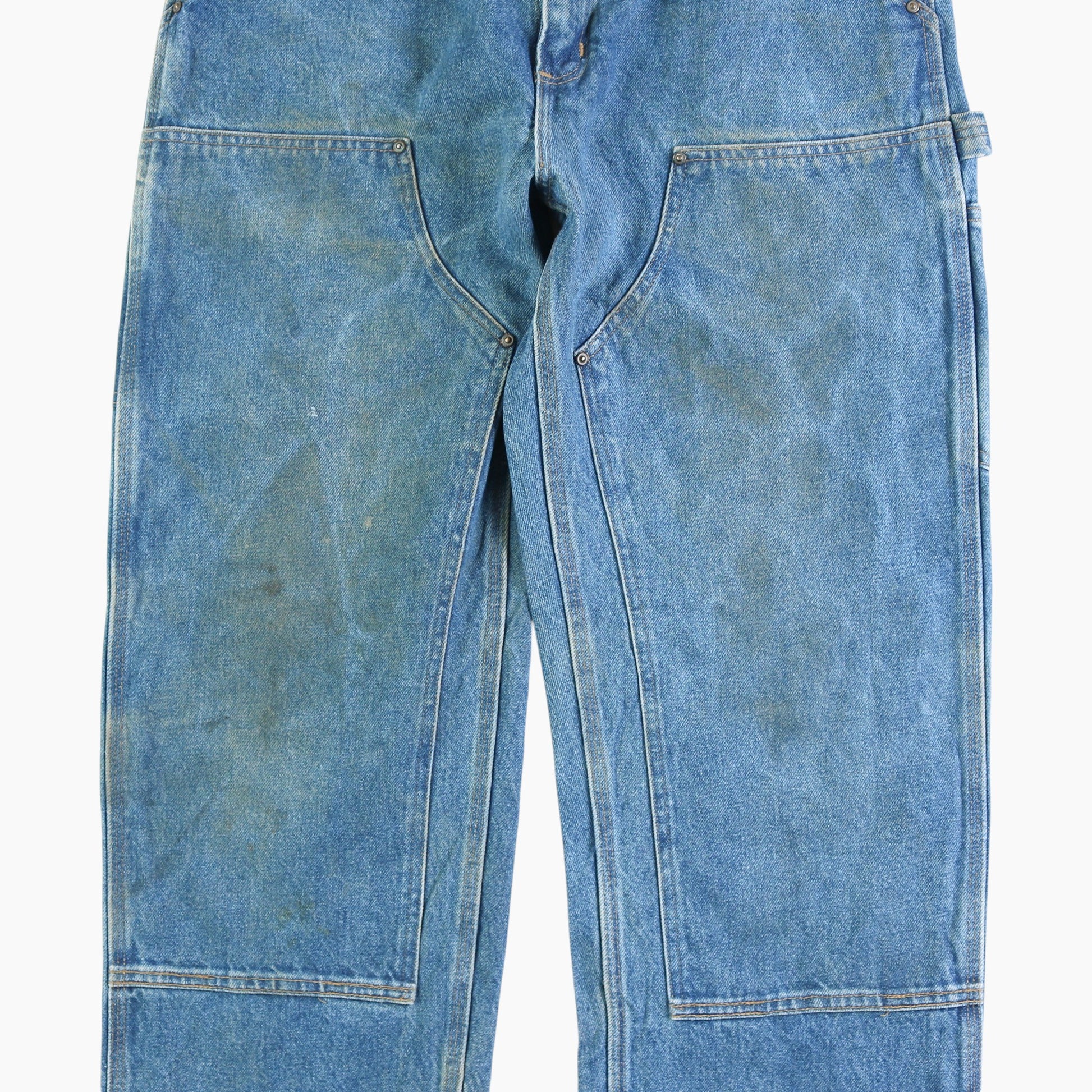 Vintage Double Knee Carpenter Pants - Denim - 34/32