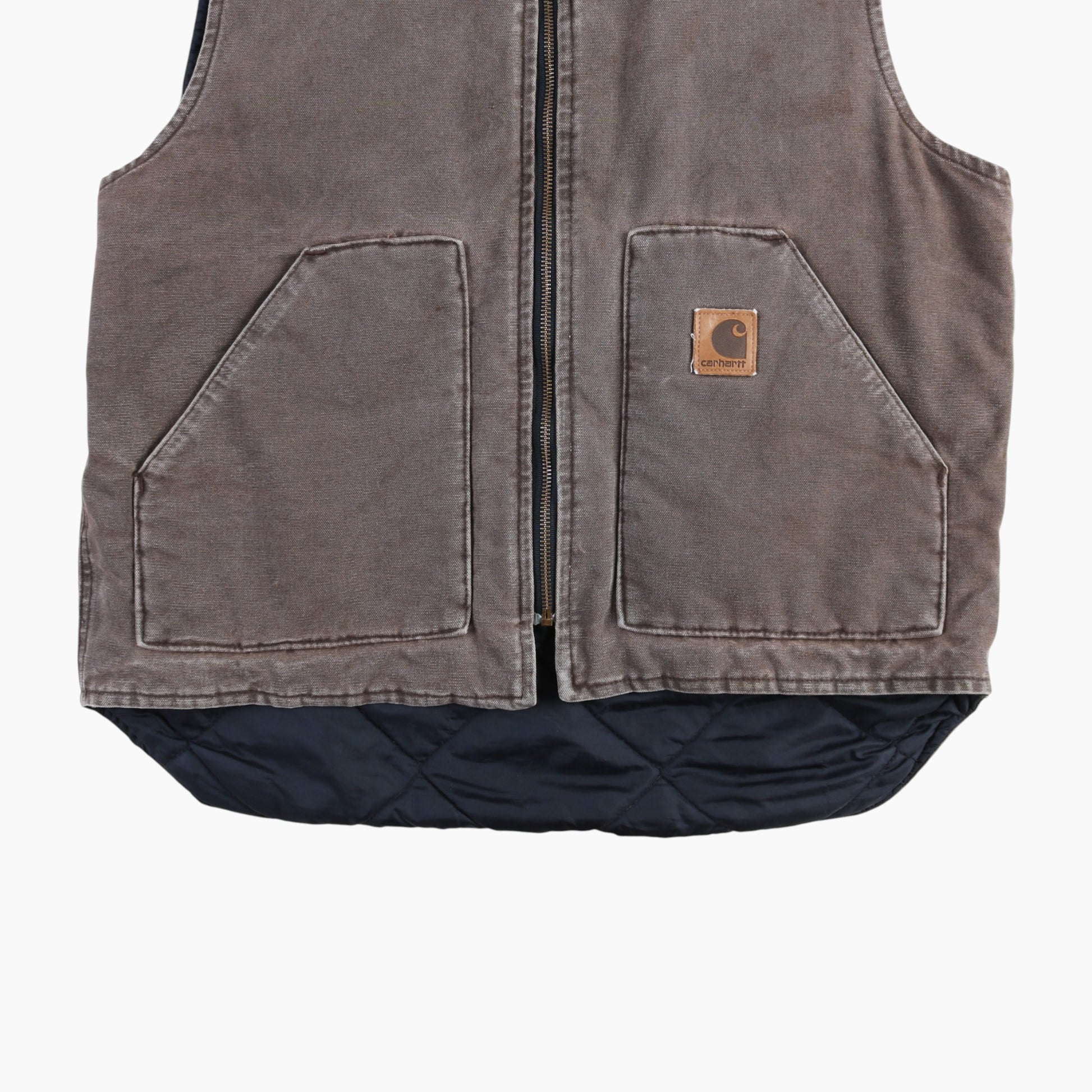 Lined Vest - Brown