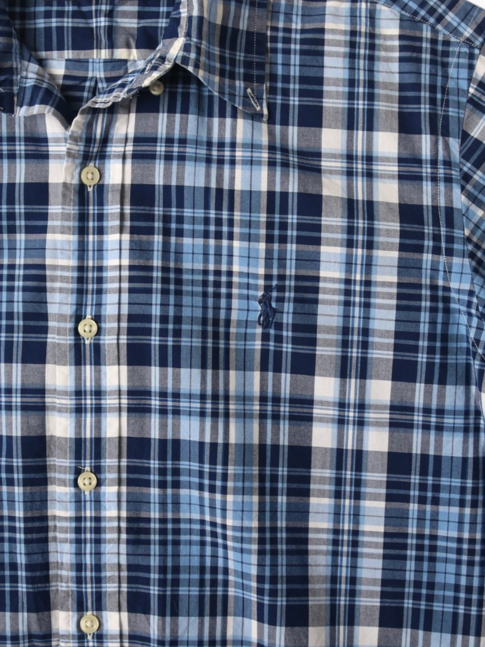 Vintage Shirt - Blue Check