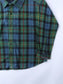Vintage Flannel Shirt - Green Check