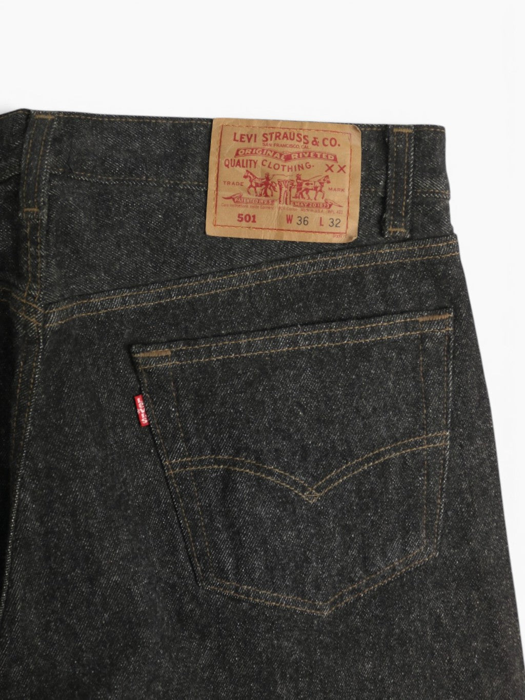 Vintage Made In USA 501 Jeans - Black - 36/32