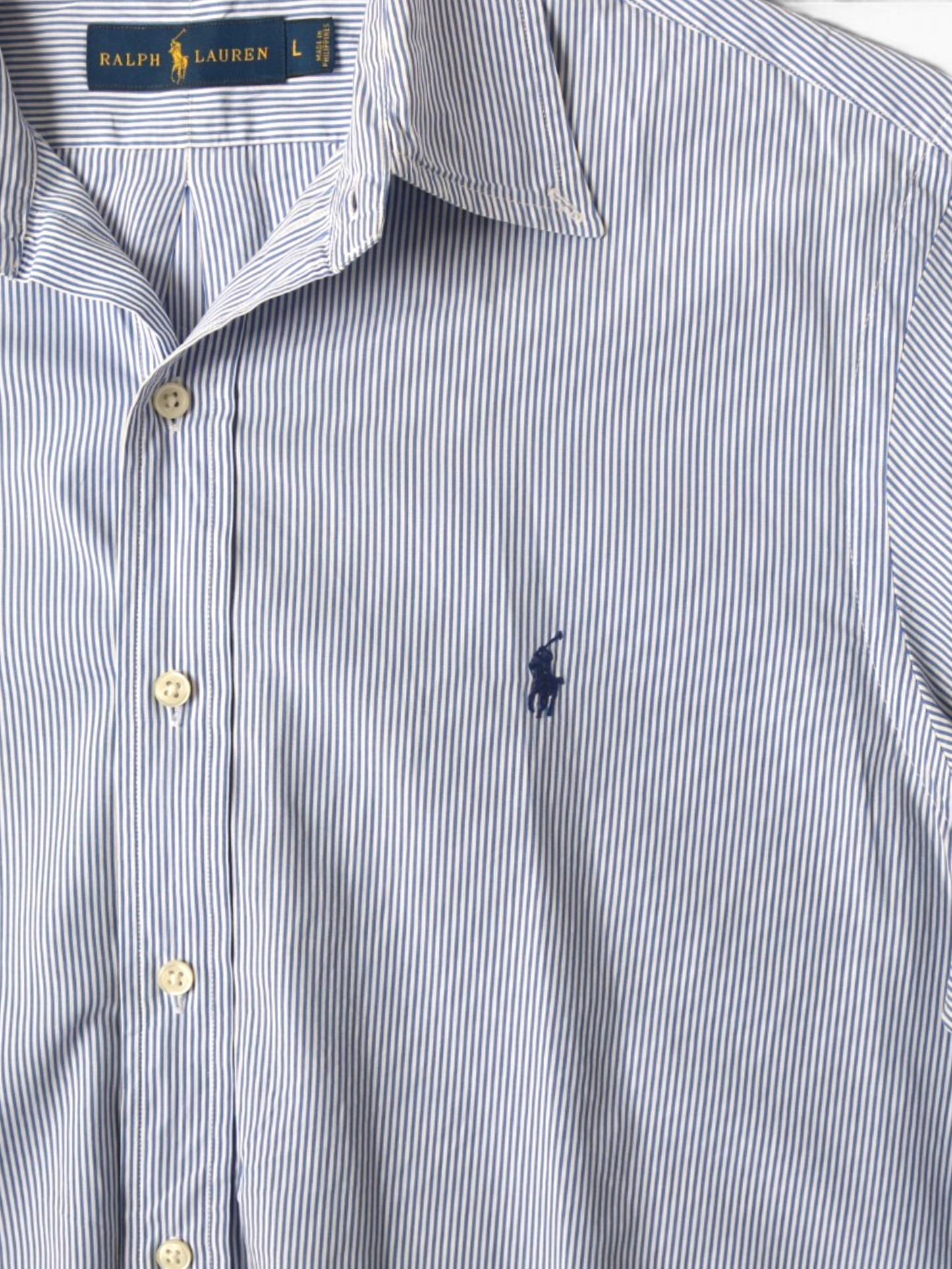 Vintage Shirt - Blue Stripe