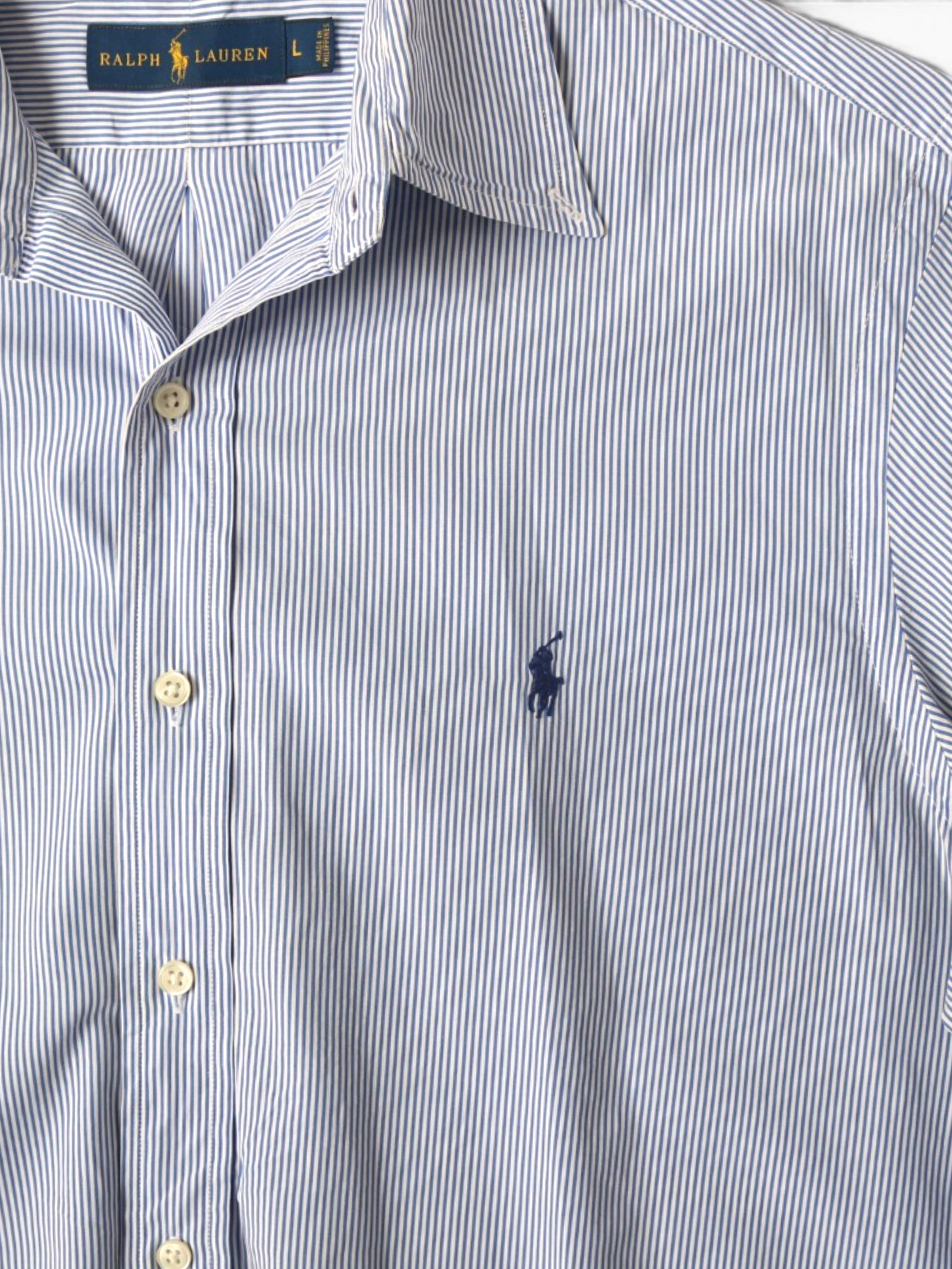 Vintage Shirt - Blue Stripe