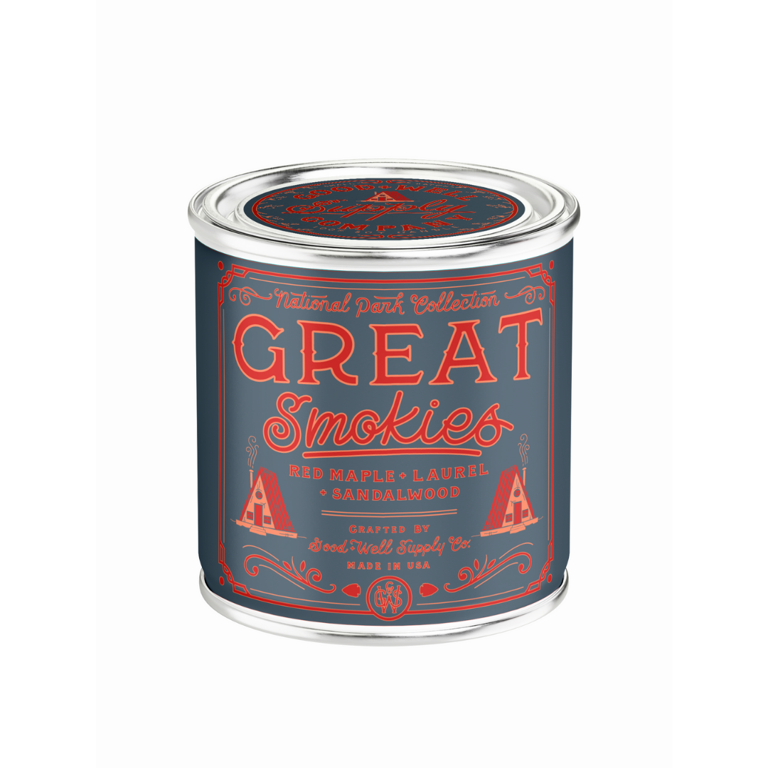 Great Smokies National Park Candle: 1/2 Pint - American Madness