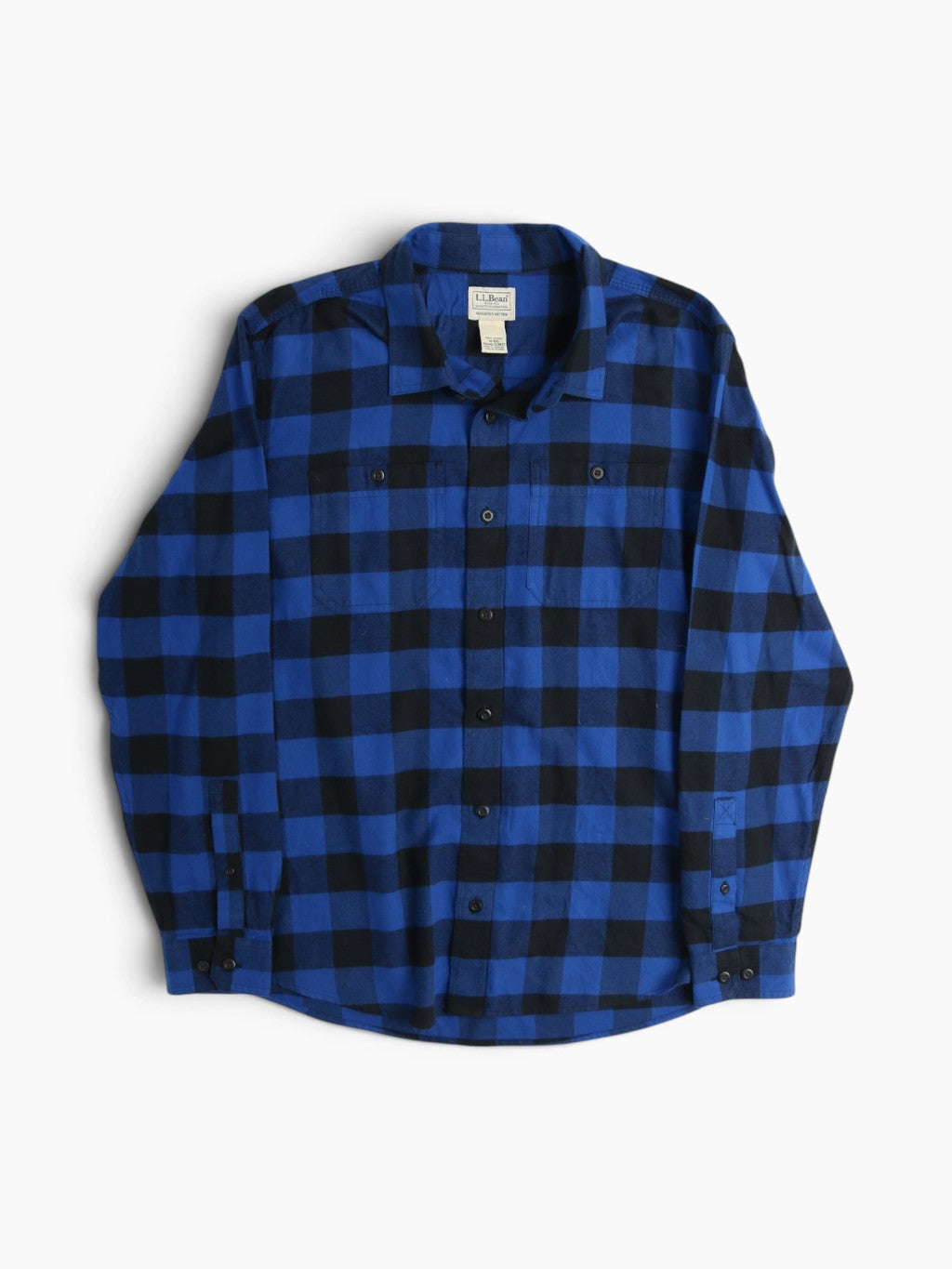 Vintage Flannel Shirt - Blue Check