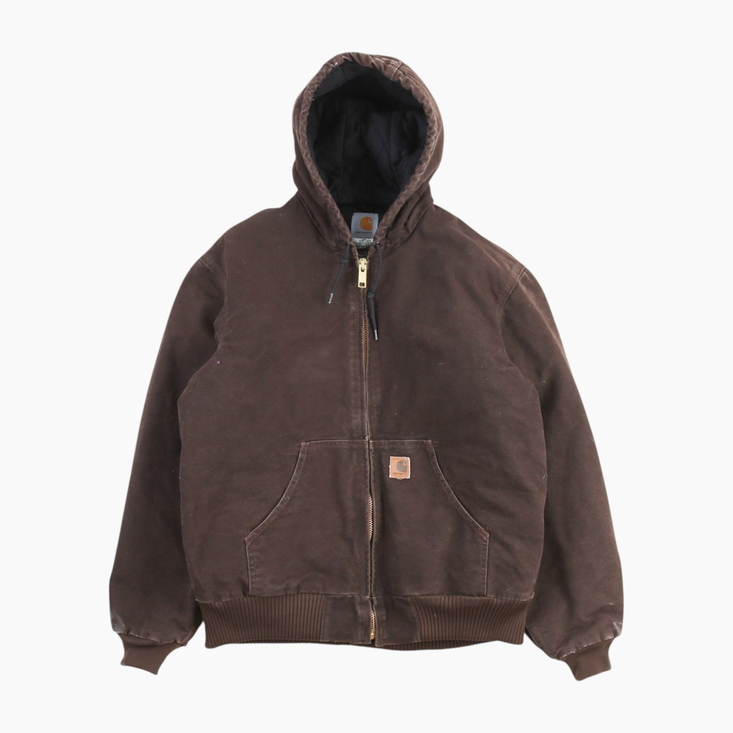 Hooded Active Jacket - Brown