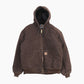 Hooded Active Jacket - Brown