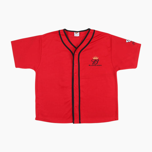 Vintage 'Budweiser' Shirt - Red