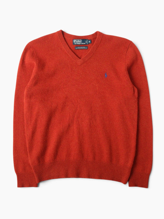 Lambs Wool Knit V-Neck