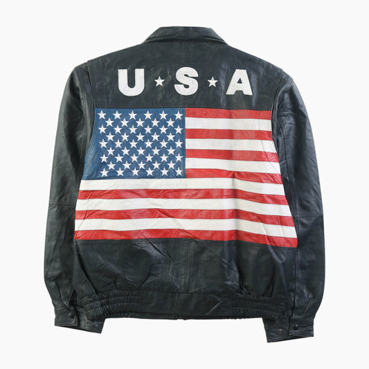 USA Olympics Leather Jacket