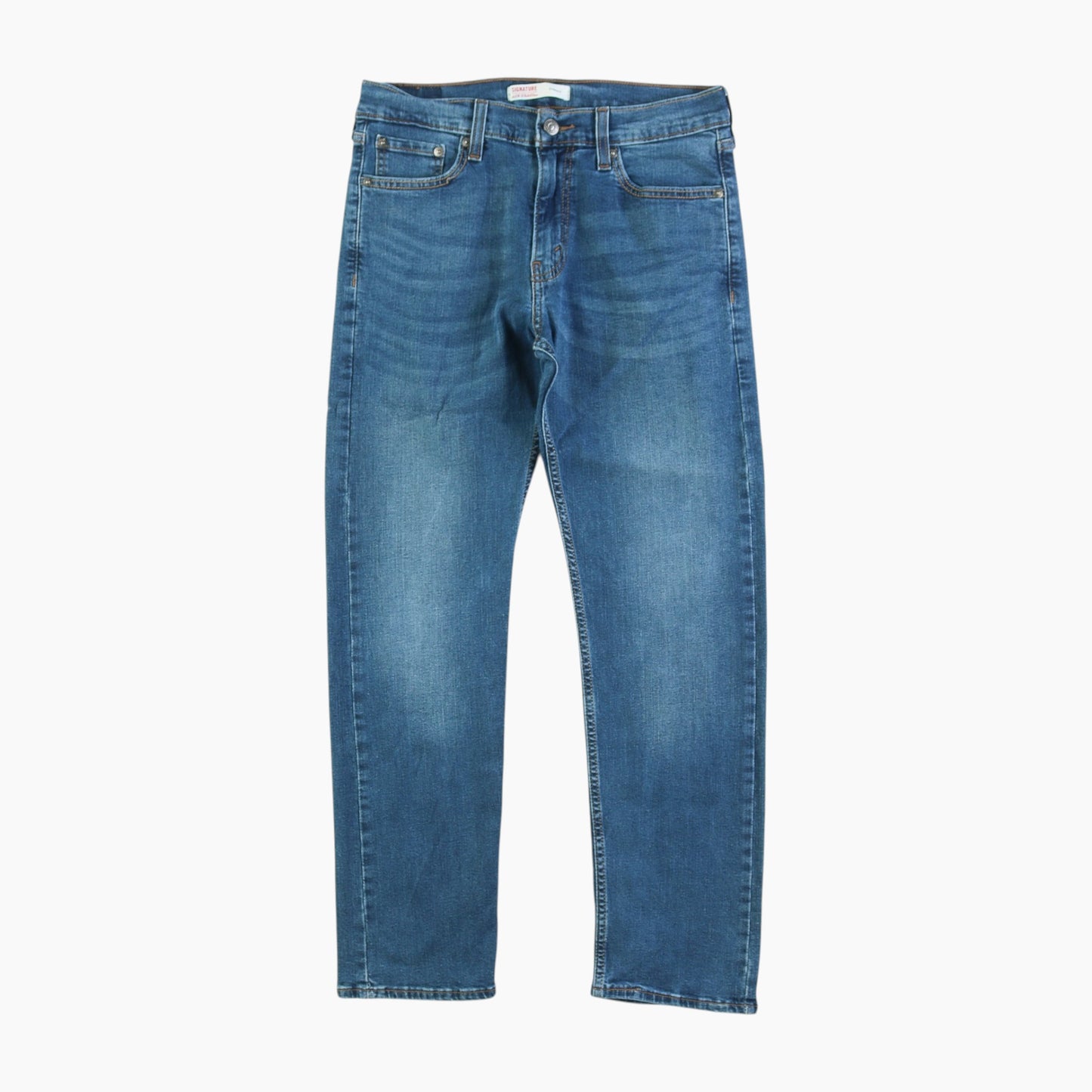 Vintage Signature Straight Jeans - Denim 29/30
