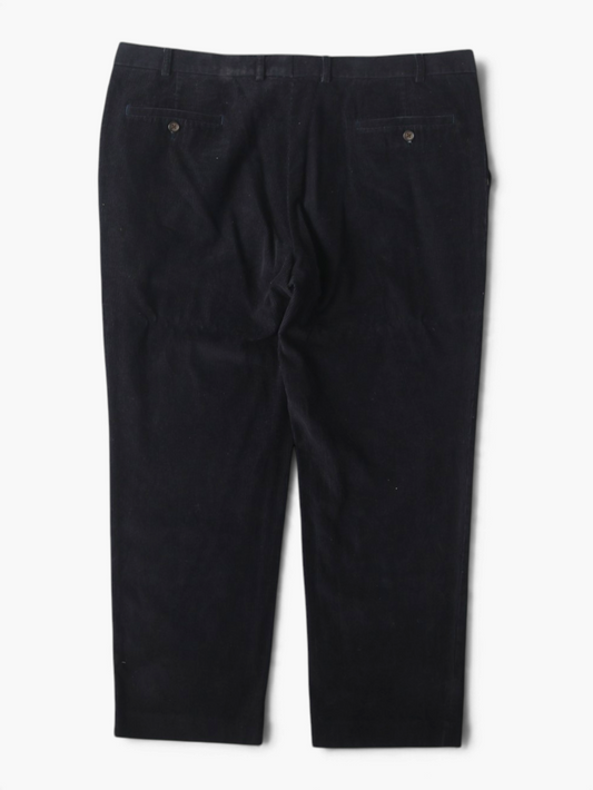 Vintage Corduroy Trousers - Navy - 40/30