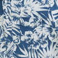Vintage Shirt - Blue Leaf Print