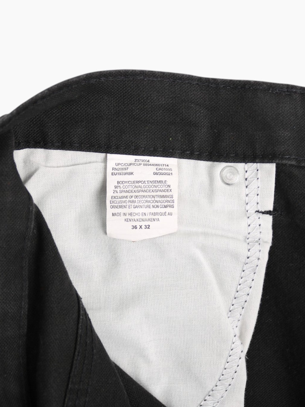 Vintage Carpenter Pants - Black