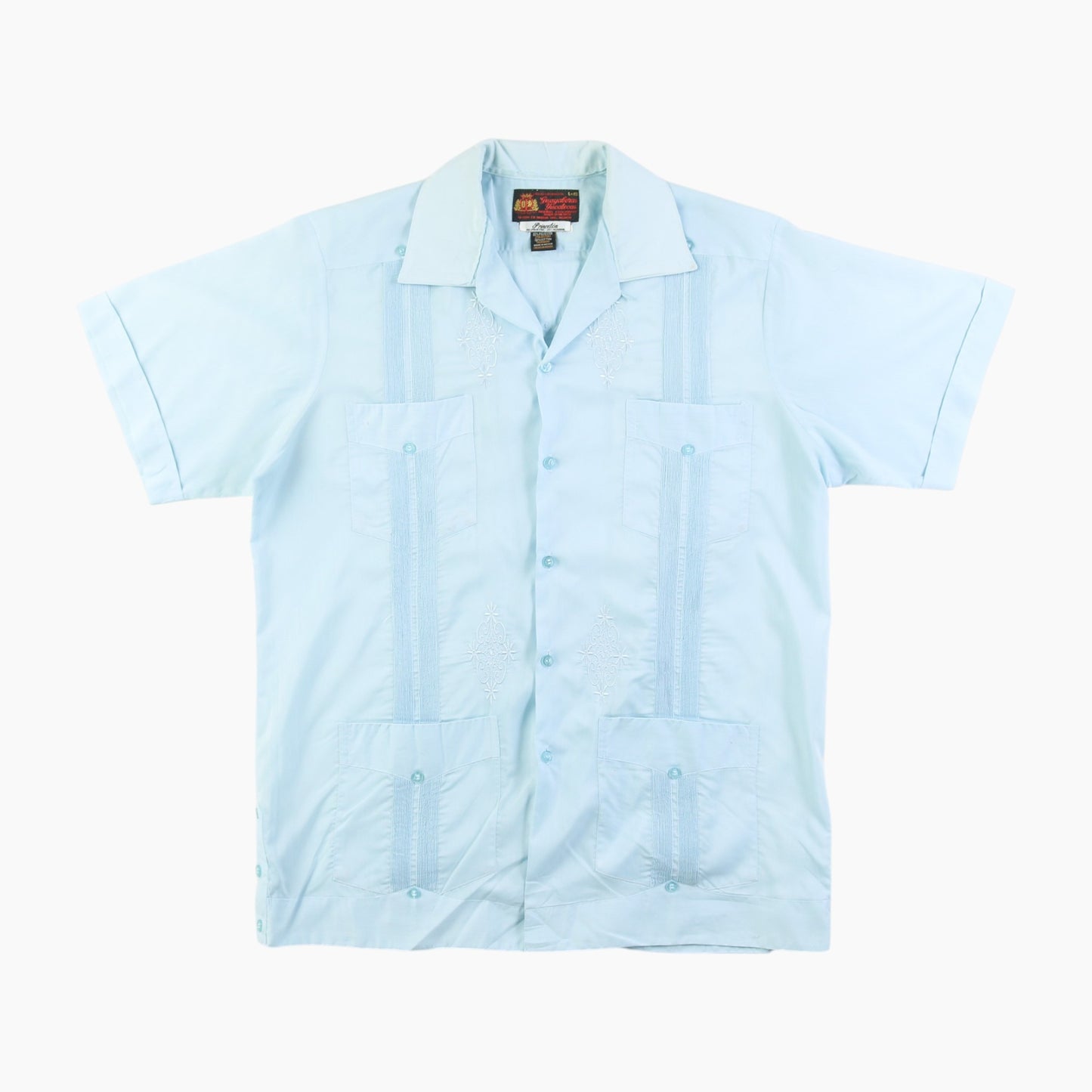 Vintage Cuban Guayabera Shirt