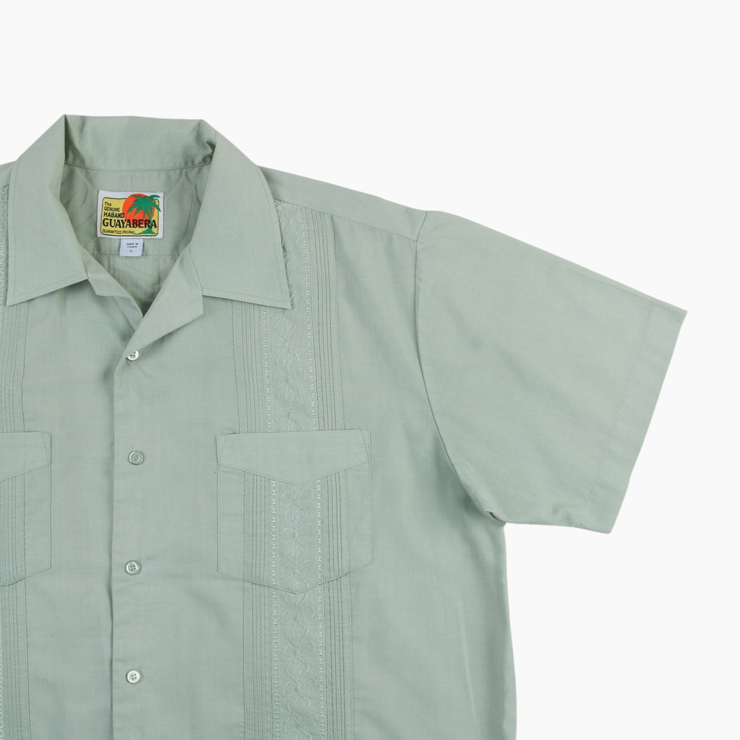 Vintage Cuban Guayabera Shirt
