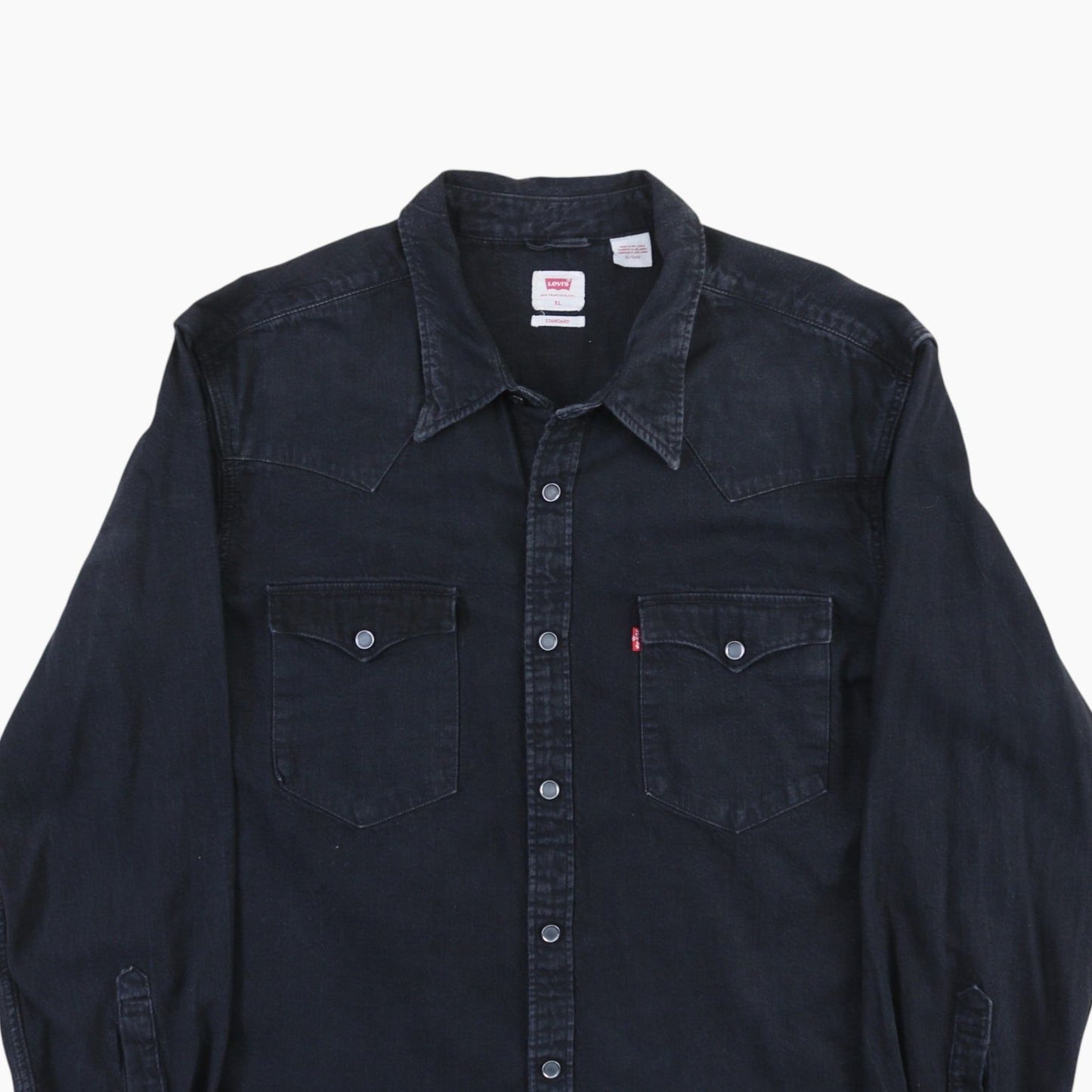 Western Denim Shirt - Black