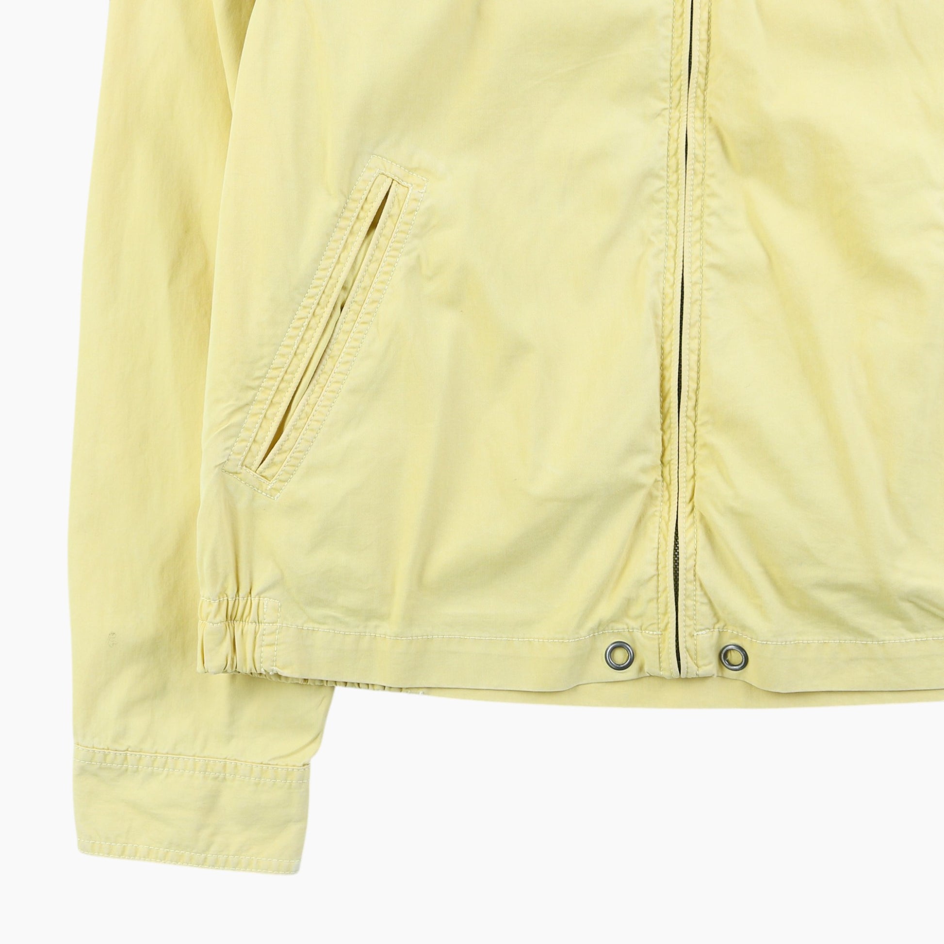 Vintage Hooded Jacket - Yellow