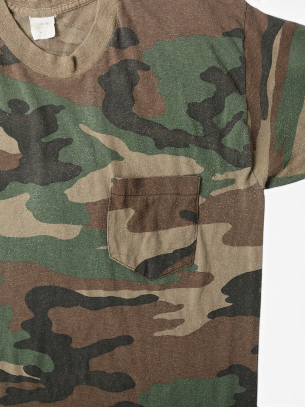 Woodland Camouflage Pocket T-Shirt