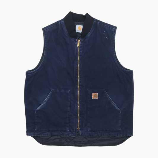 Lined Vest - Navy
