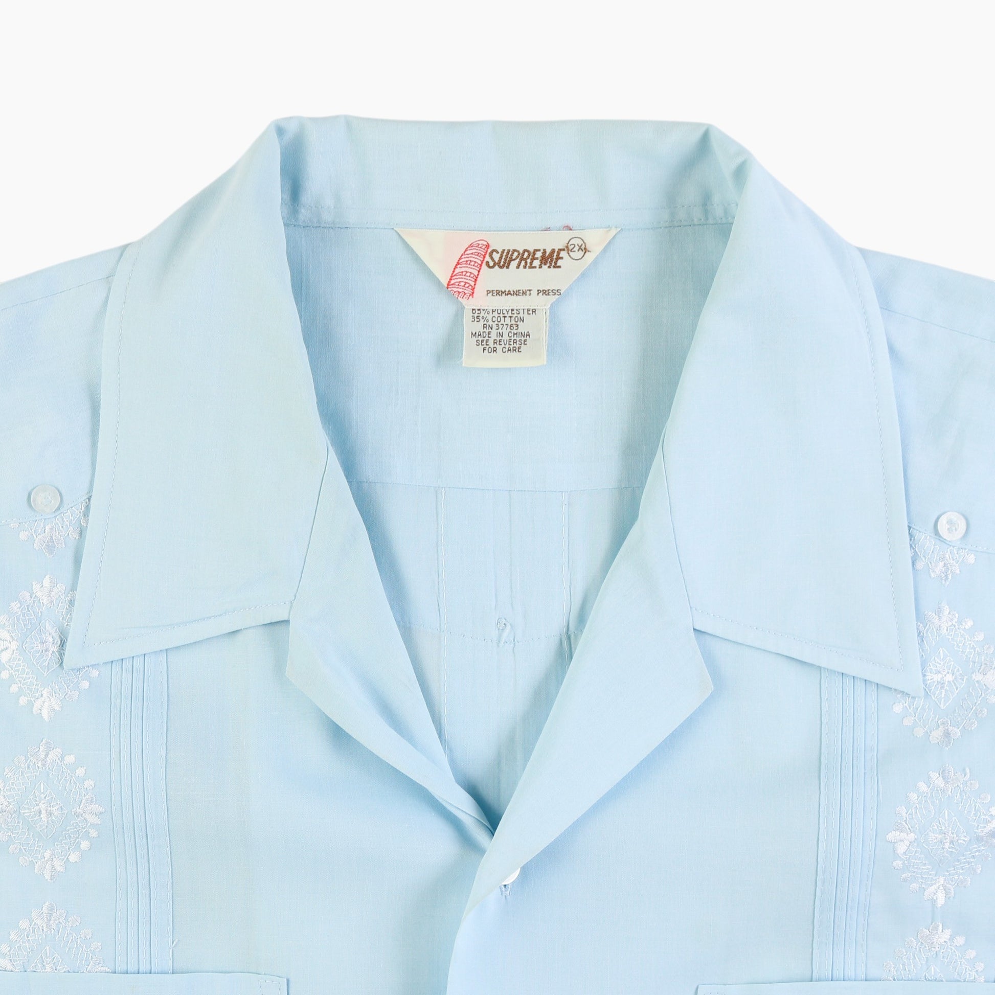Vintage Cuban Guayabera Shirt