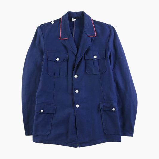 Vintage Military Jacket - Navy