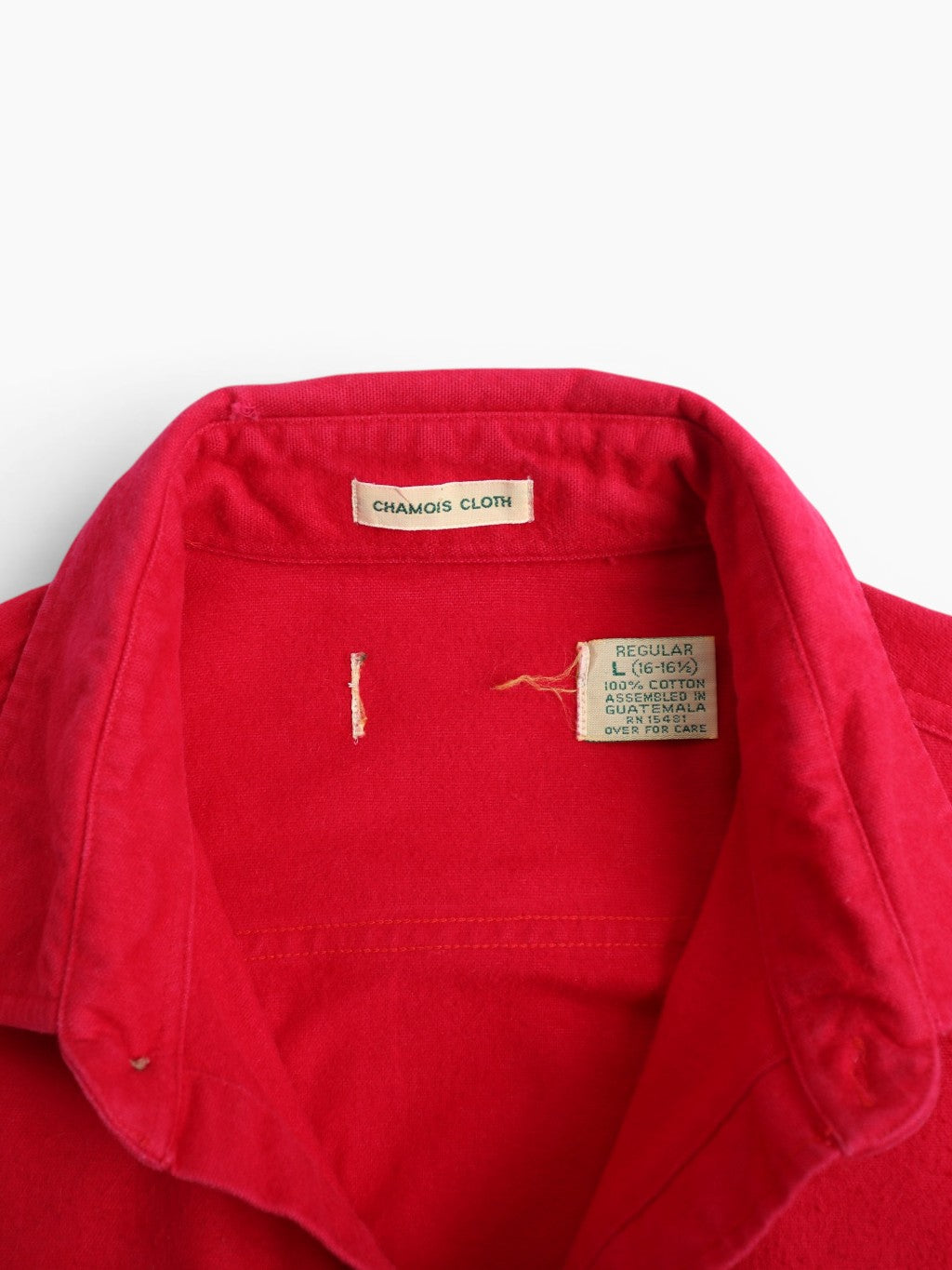 Vintage Chamois Shirt - Red
